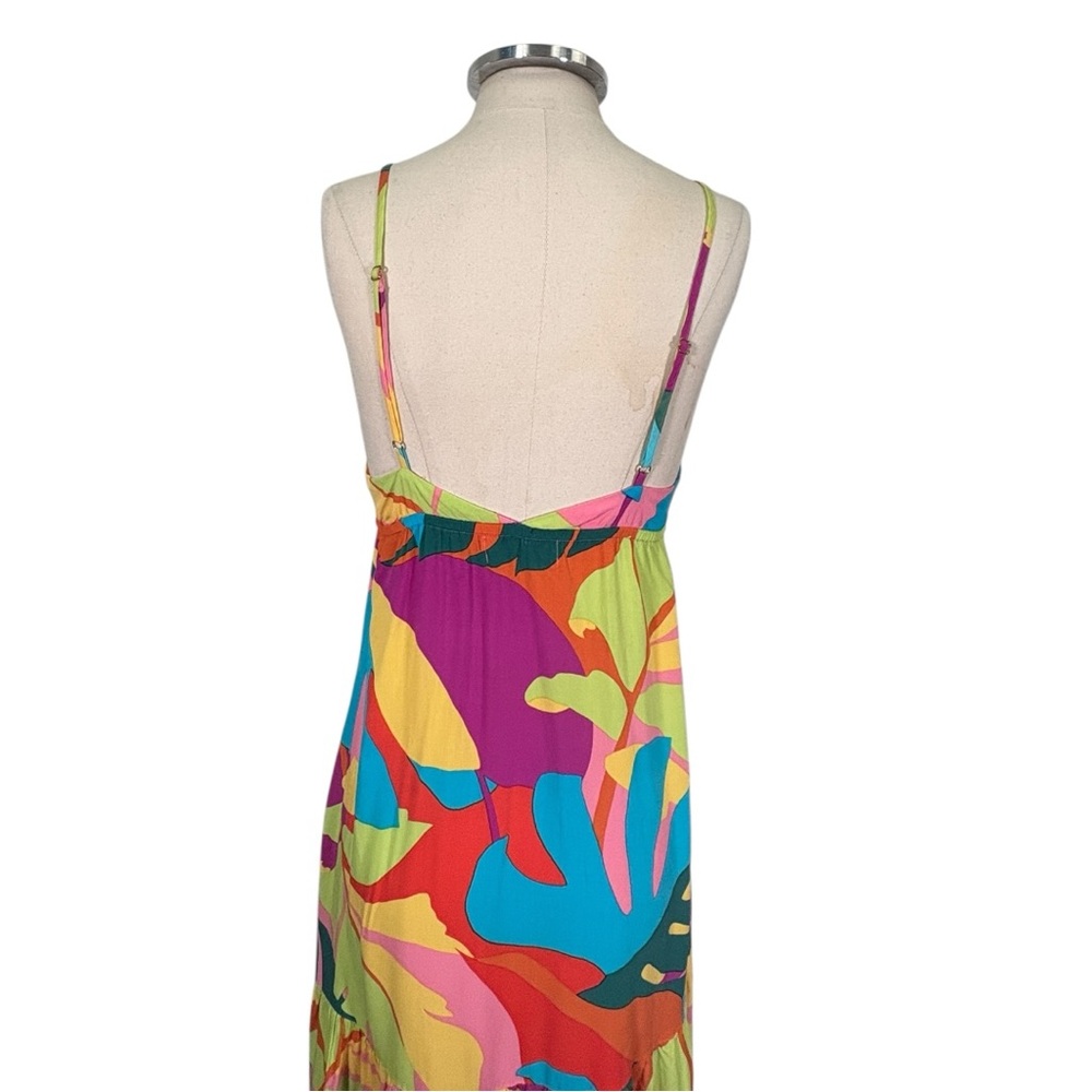 L*Space Victoria Copacabana Tropical Print Sleeveless Maxi Dress Size XS - Picture 8 of 11